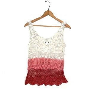 American Eagle | Ombré Crochet Tank Top